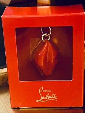 Christian Louboutin Rouge Lips Lipstick /keychain/bag Charm – New in Box (NIB)
